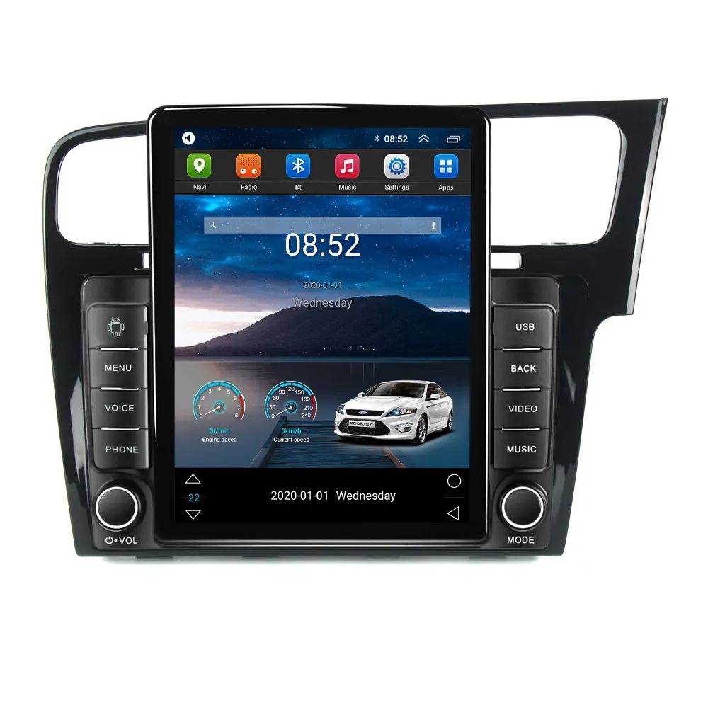 Car Video Video Player 2din Android 13 for Volkswagen VW Golf 7 2013-2017 Tesla Style Radio Multimedia Auto GPS Carplay Stereo