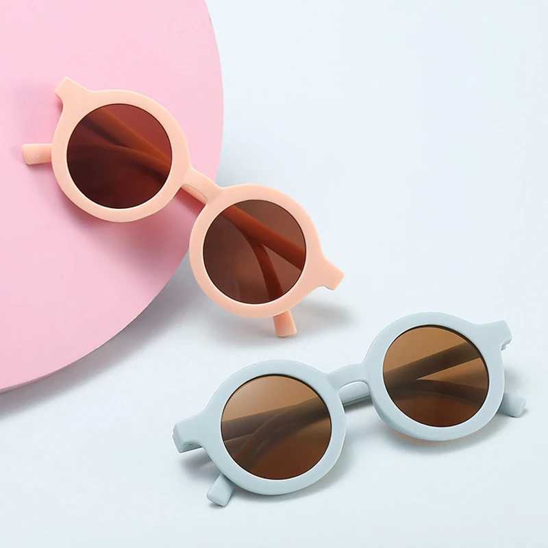 Sunglasses 2023ins Childrens sunglasses for boys and girls Childrens sunglasses for babies Round frame sunglasses