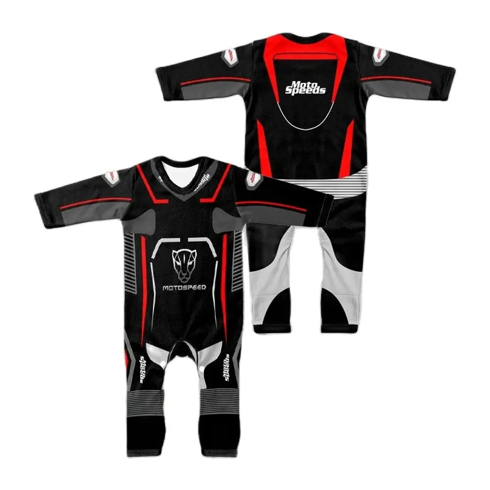 Baby Boys_ And Girls_ Motorcycle Jumpsuit Moto Gp Competition Creep Suit Is A Selling All_In 240715