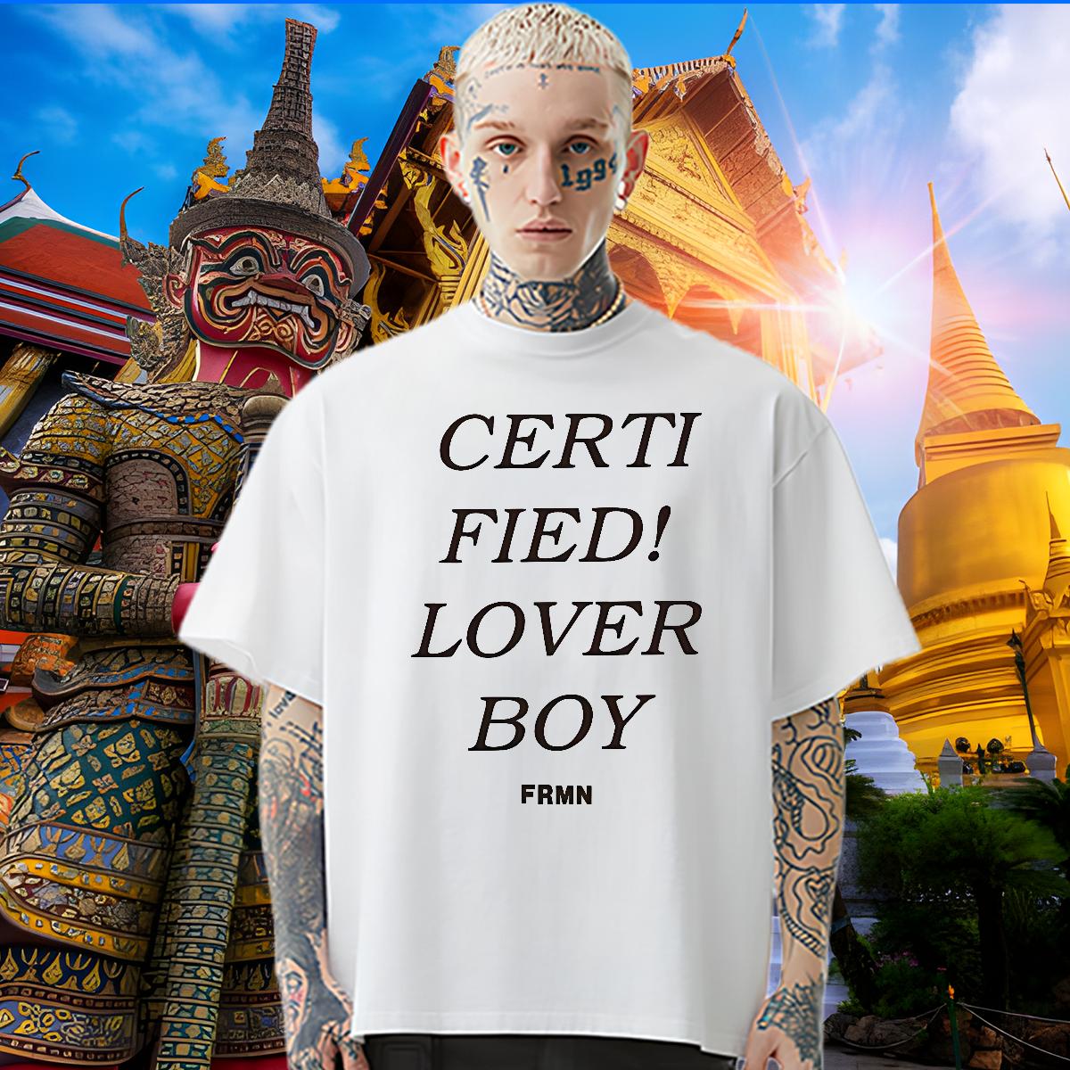 Loose Men T Shirts fashion 230g 100% Cotton Outdoor Cotton Breathable Short Sleeve Men Tees Designer Fashion Plus Size Cartoon Tee Shirt