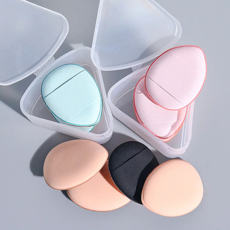 3 mini finger puff set professional cosmetic pad puff concealer basic details puff cosmetic sponge beauty tool 240715