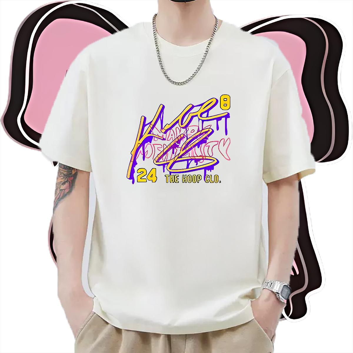 Brand Man T Shirts DIY Logo Anime Printing Street Tshirts Short Sleeve Cotton O-Neck Designer