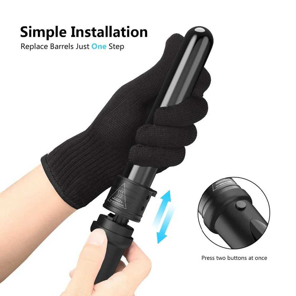 5 in 1 Hair Curling Iron Multifunctional barrel Rotating Professional salon Hair CurlerCL240716