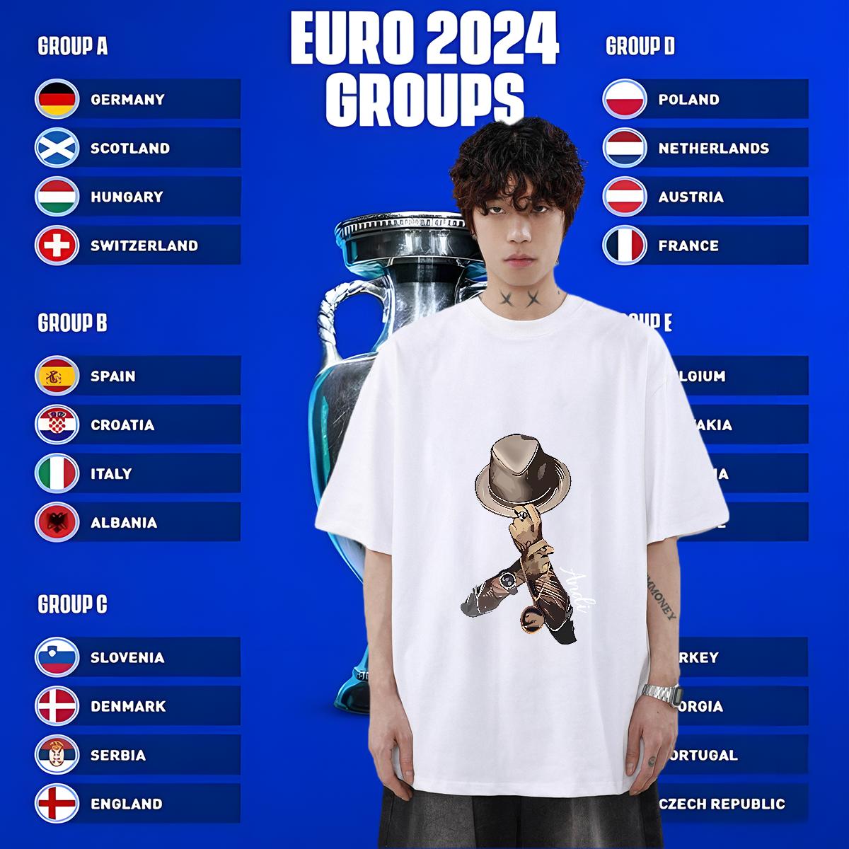 2024 Men T Shirts Plus Size Cartoon Hip Hop Couples T Shirts Cotton Breathable Loose