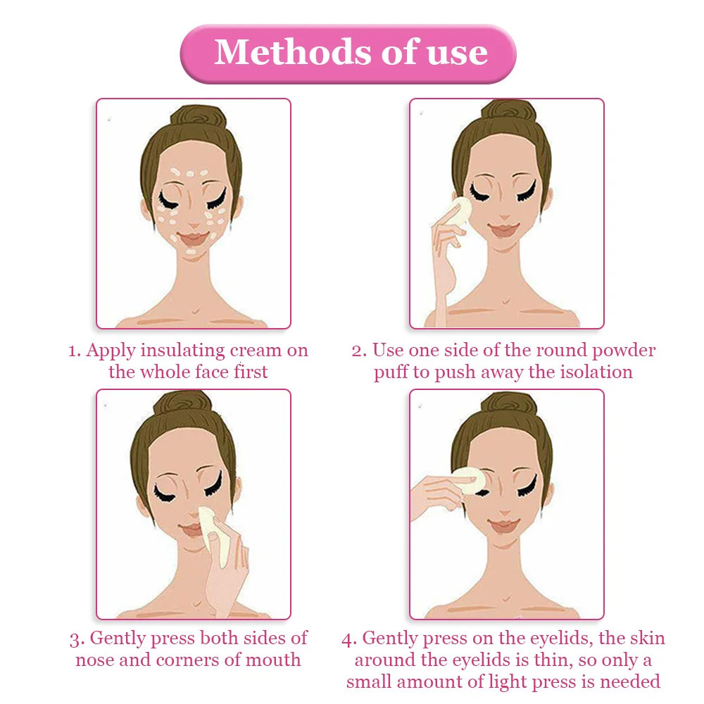 2/3/4/6Pcs Triangle Powder Puff Mini Makeup Sponge Cosmetics Soft Cotton Powder Puff Washable Velvet Makeup Puff Tool 240715