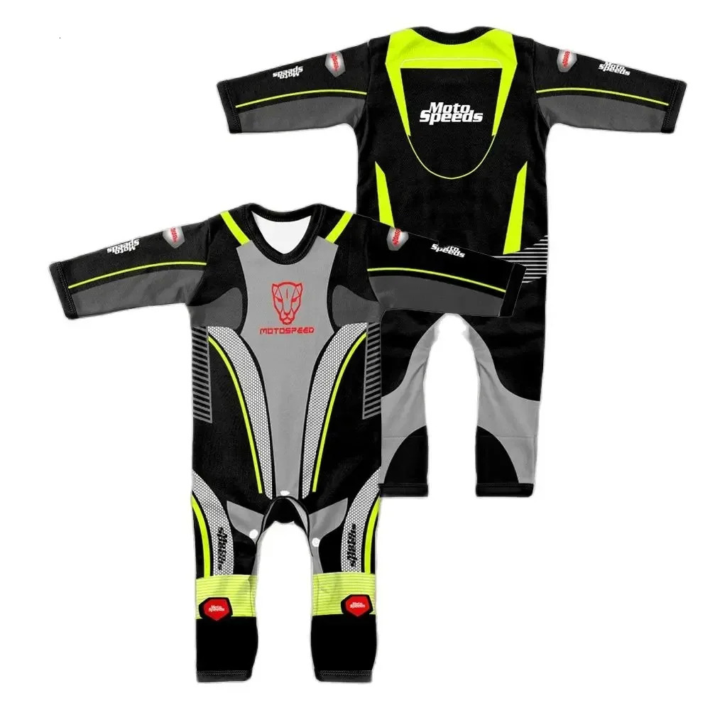 Baby Boys_ And Girls_ Motorcycle Jumpsuit Moto Gp Competition Creep Suit Is A Selling All_In 240715