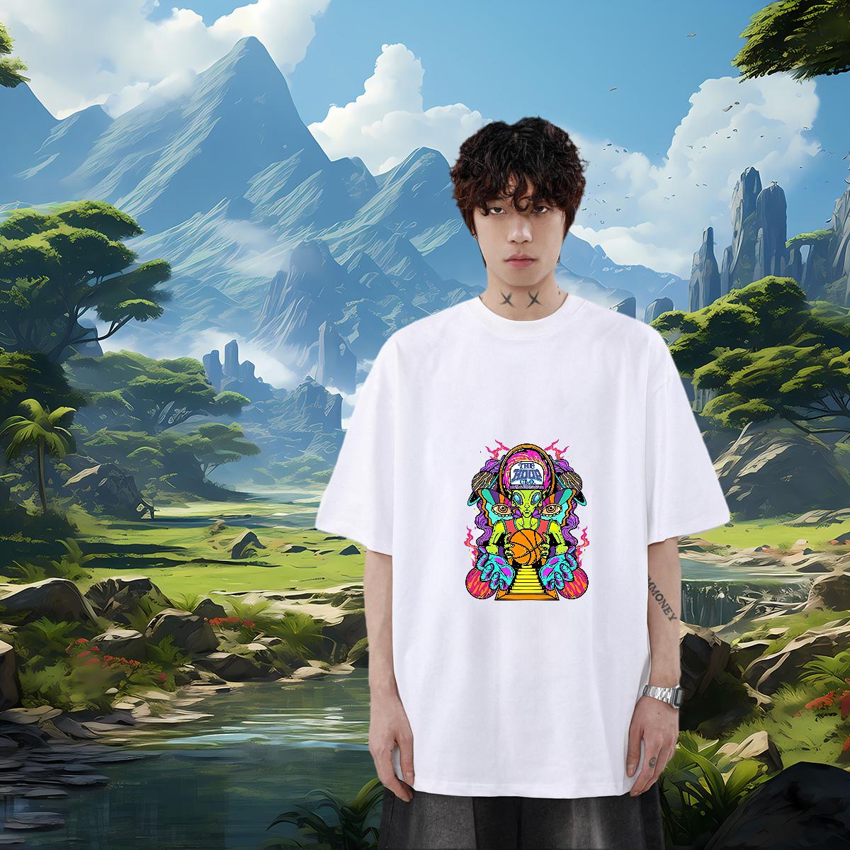 Popular Mens Tshirts Breathable Short Sleeve Hip Hop Street T shirt Customized Designer Fashion Wear