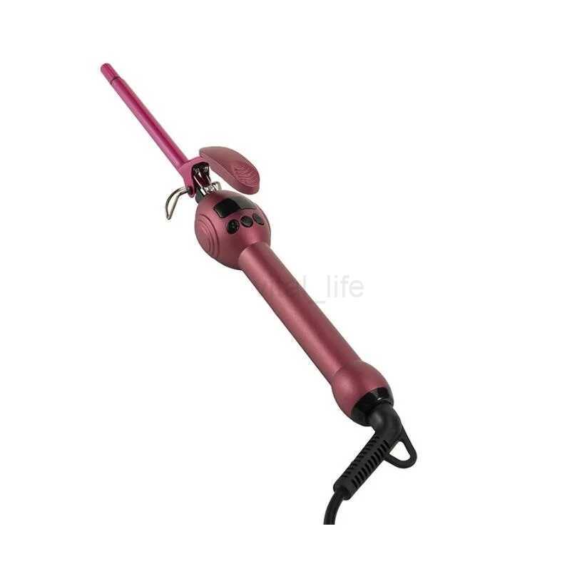 professional 9mm Curling Iron Hair Curler Pear Flower Wand Roller Waver LCD Display Beauty Styling ToolsCL240716