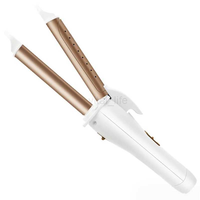 Professional Hair Styling Tools 3 In 1 Gold Ceramic Hair Curling Iron Hair Curler Hair Straightener Heated Roller MultifunctionCL240716