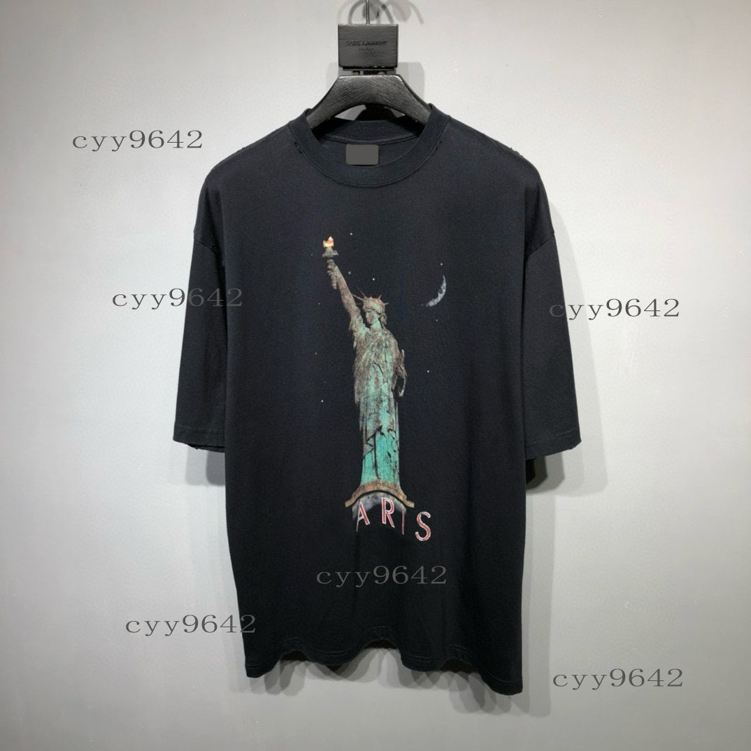 Men's Plus Tees & Polos Round t-shirts neck embroidered and printed polar style summer wear with street pure cotton e822d