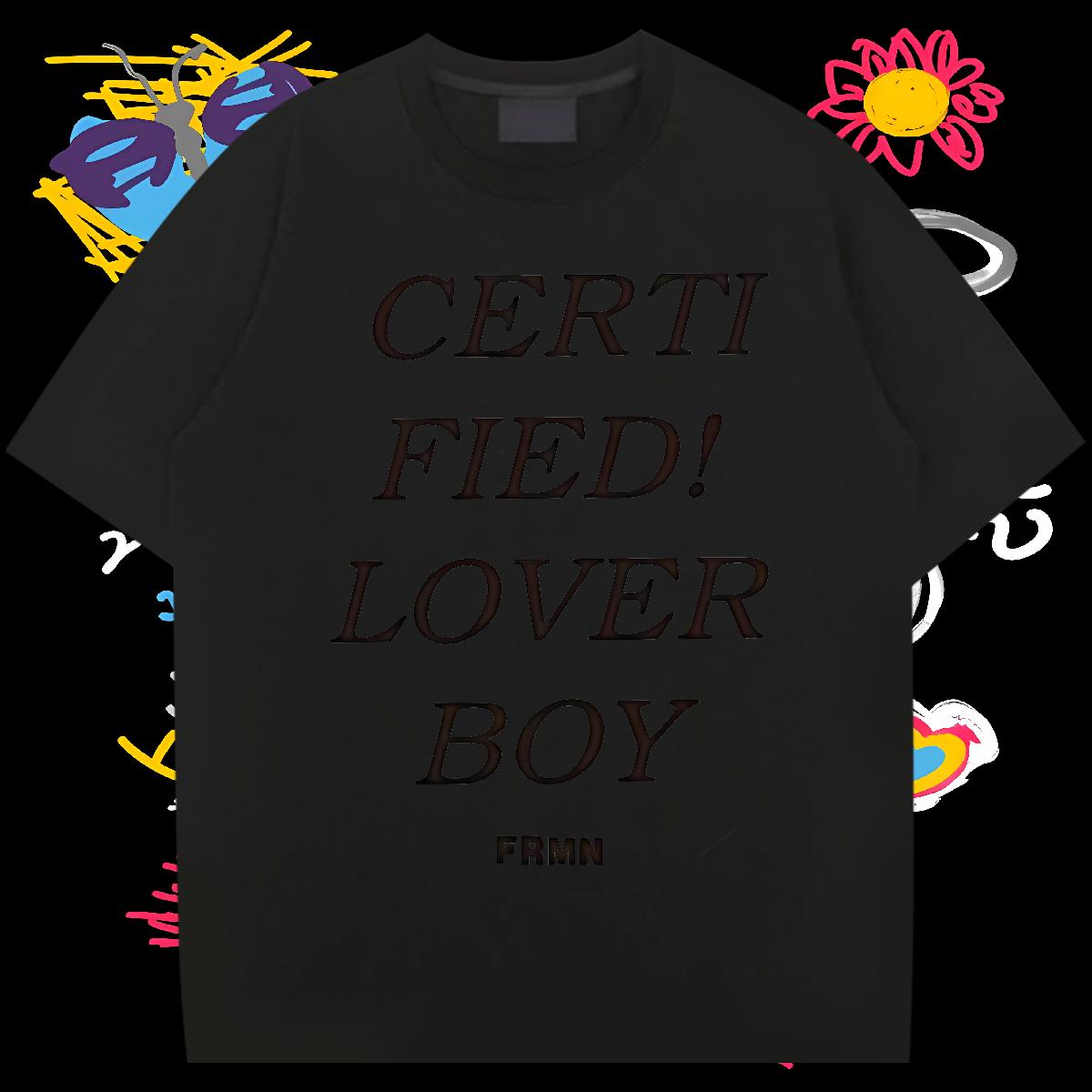 Custom T Shirt For Man fashion 230g 100% Cotton Custom Cartoon Home Outdoor Tshirt for Man Woman Short sleeve Cotton Soft Loose Fit