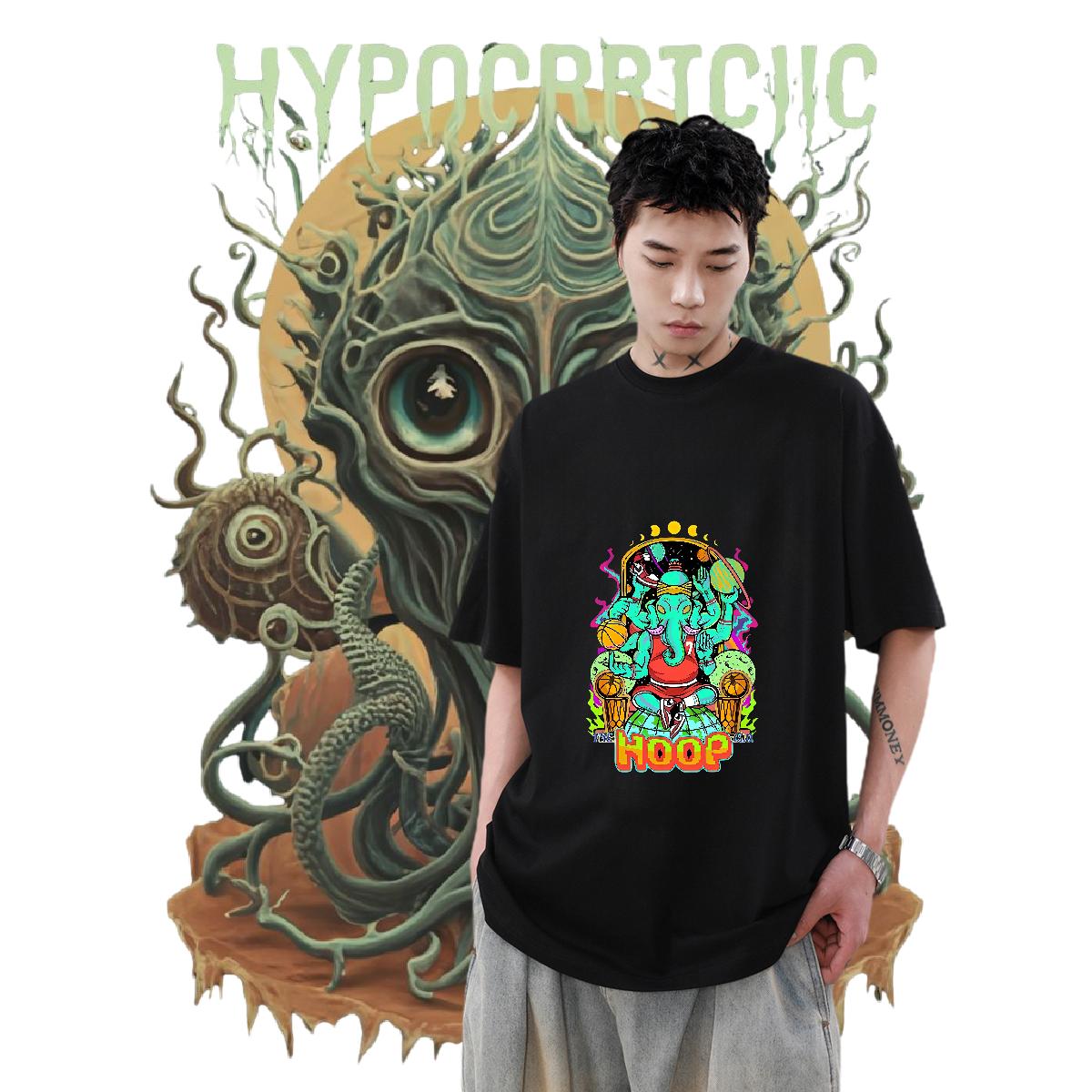 Fashion New Men T Shirts Black Oversized Tshirts Sport Breathable Short Sleeve Loose Tee Shirt