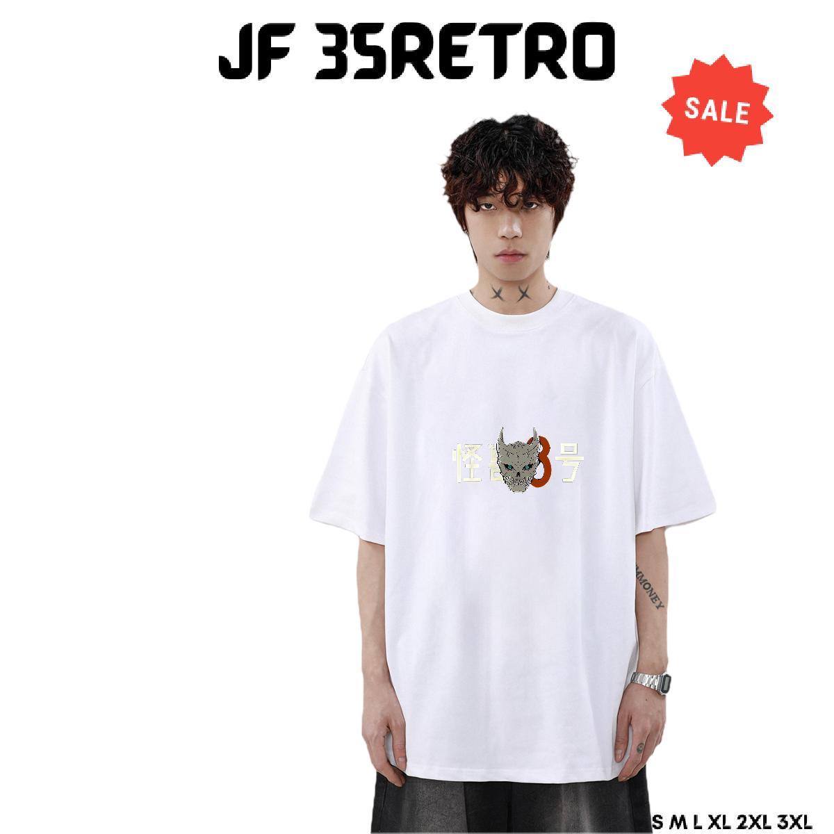 5A T-Shirts Daily Wear Breathable Crew Neck Cotton Tshirts Fashion Plus Size Cartoon Clothes