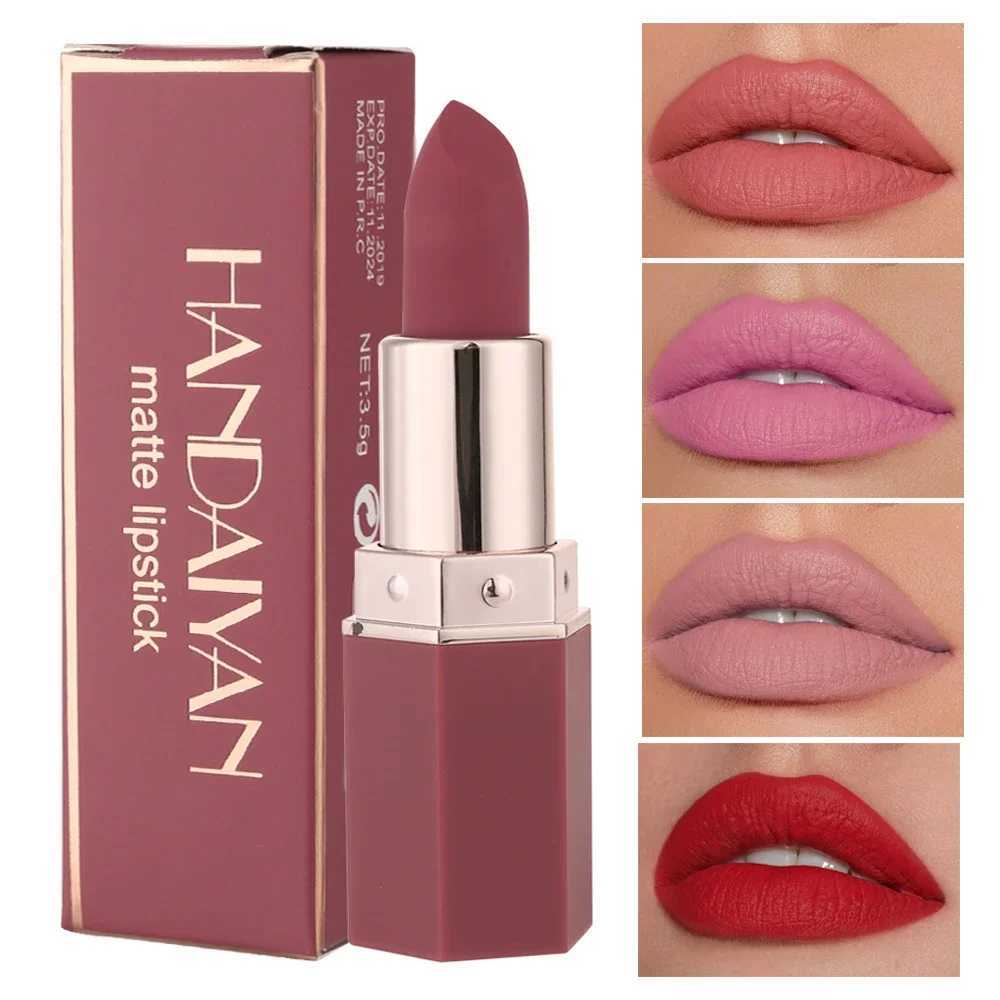 Matte Nude Lipstick Lip Liner Pen Set Long Lasting Waterproof Non-stick Cup Sexy Brown Lips Contour Tint Smooth Lip Gloss Makeup zxx240715