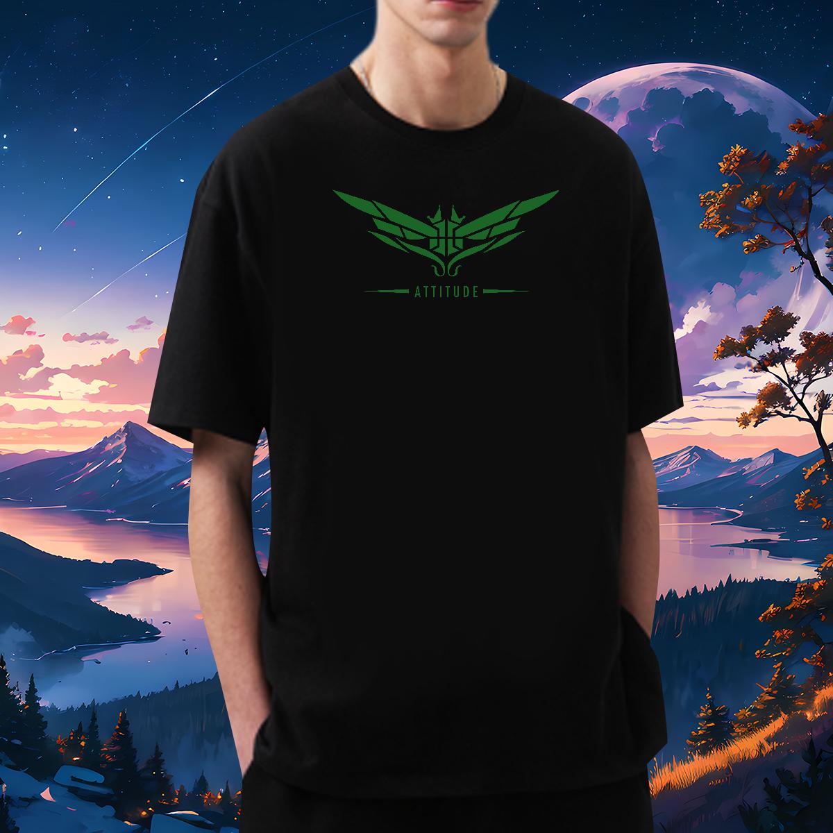 5A Mens Tshirts Wing 230g Cotton Cotton Breathable Soft Daily Wear T shirt Custom Print Oversized Casual New Polos