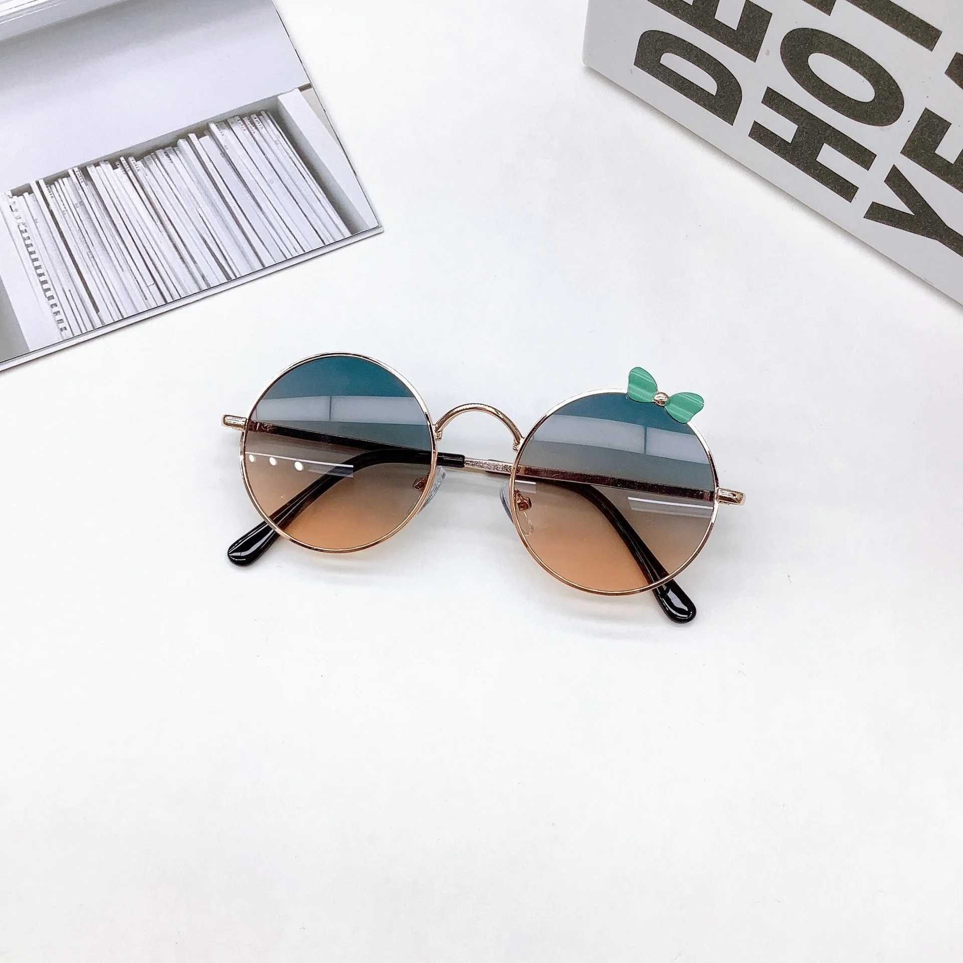 Sunglasses New Childrens Sunglasses Fashionable Sun Protection UV Protection Sunglasses Baby Glasses Tide