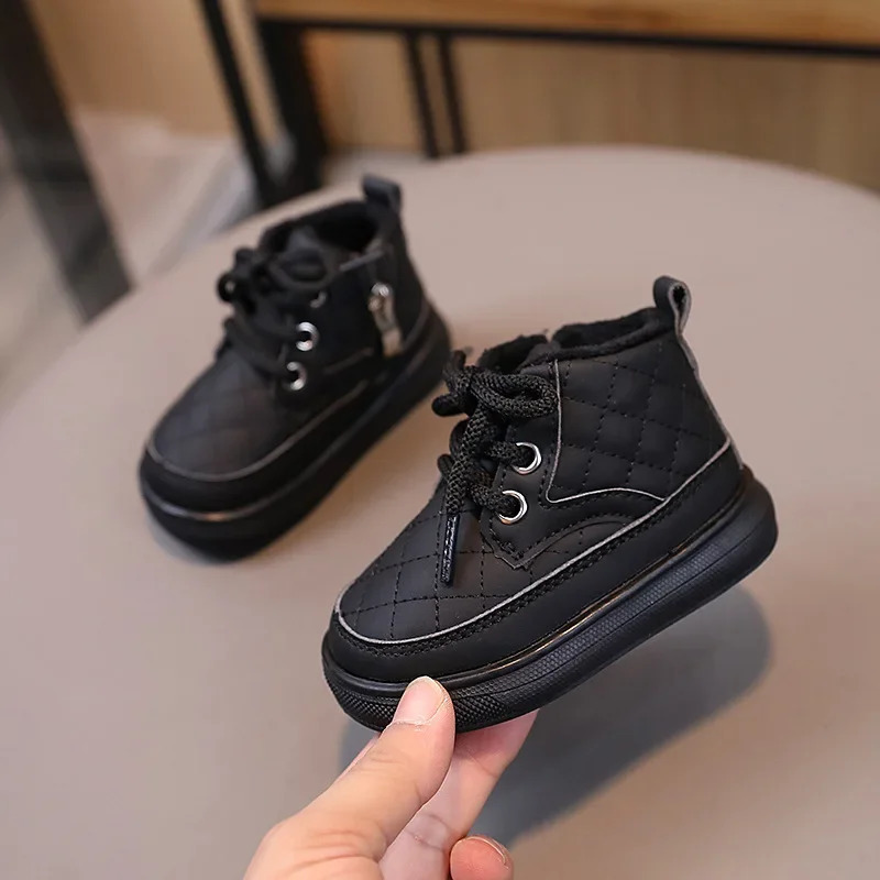 Kids Snow Boots for borns Boy Girl Winter Warm Children Cotton Shoes Kid Sneaker Baby Toddler Non-slip Ankle Boots G11281 240710