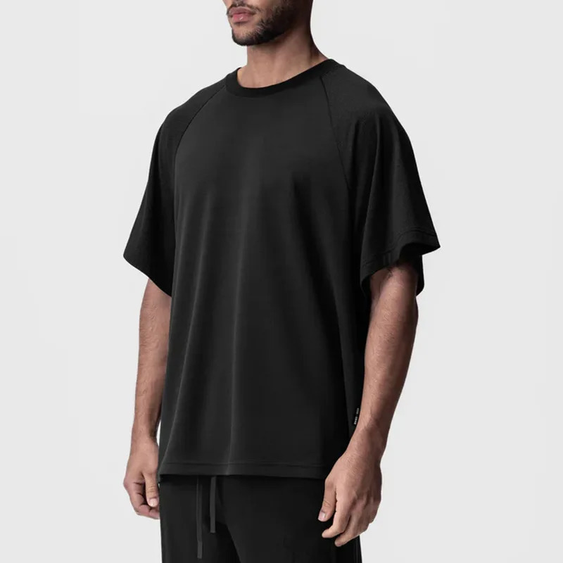 Men's T-Shirts Summer Mens Casual Short-Sleeved T-Shirt Gym Fitness Sports Quick Dry Basketball Tee Bodybuilding Workouts Sweatshirt Clothing 240