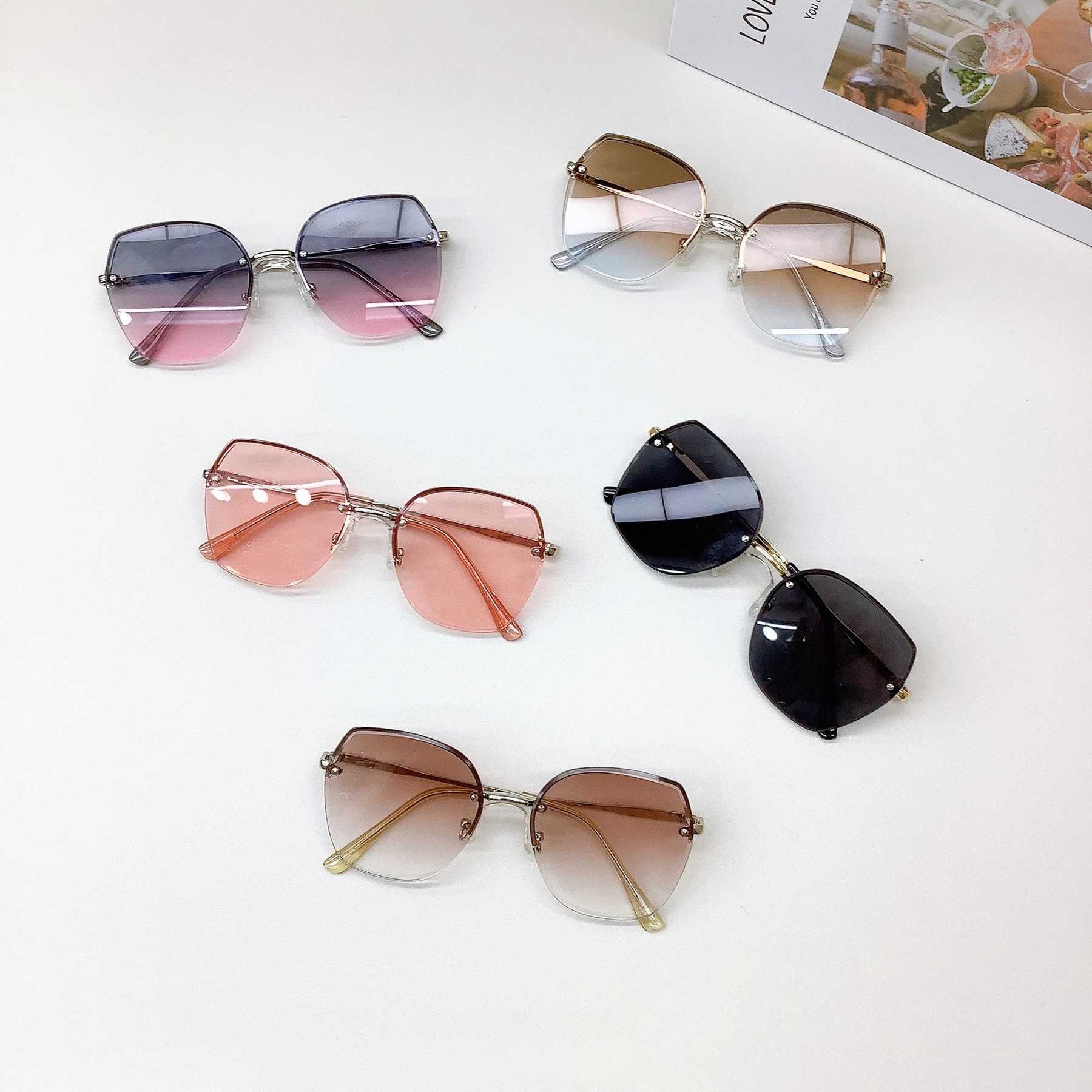 Sunglasses metal childrens sunglasses Korean version baby sunken sunglasses sunscreen anti ultraviolet glasses