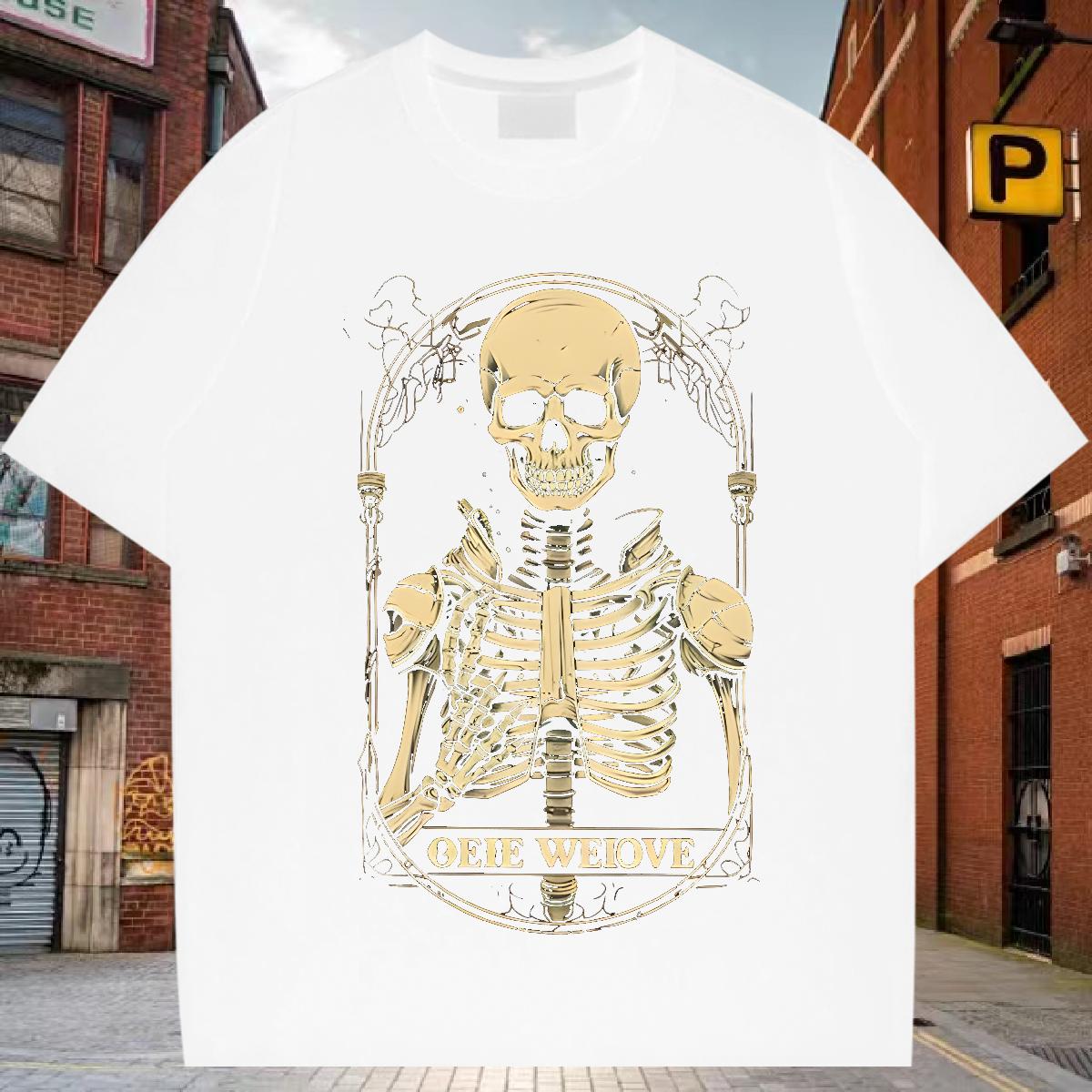 2024 DIY T Shirts Men CY-240704056 230g Cotton DIY Anime Outdoor Couples T Shirts Cotton Breathable Unisex