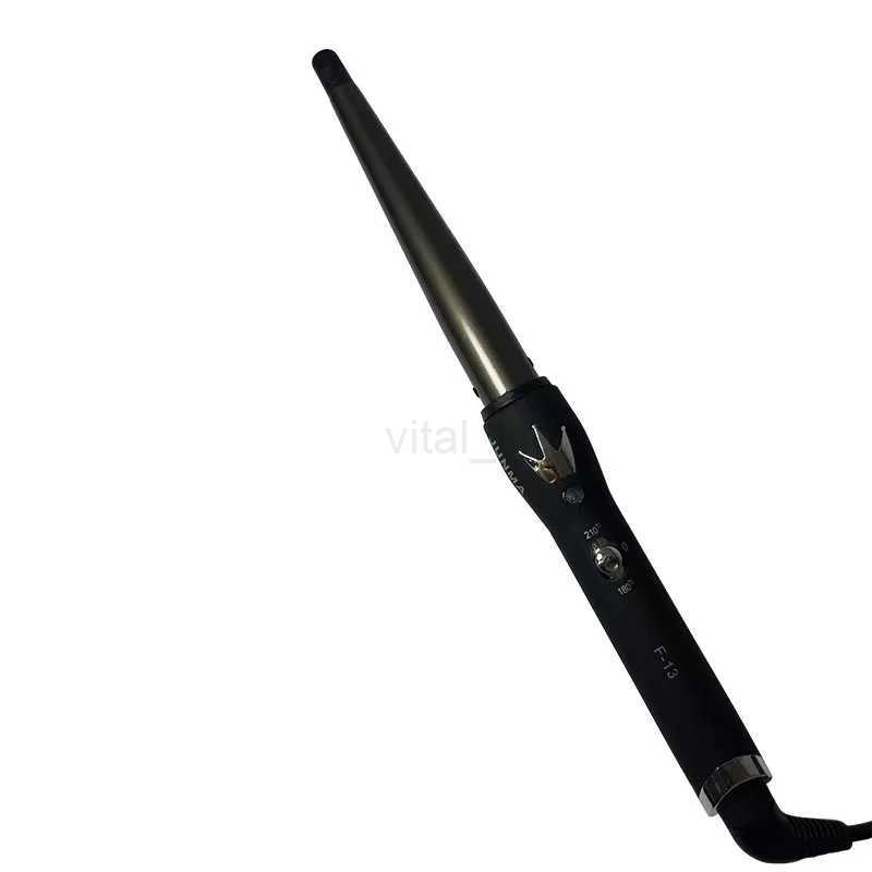 Rizadores De Cabello Curlers Conical Curling Iron Single Tube Ceramic Glaze Pear Flower Cone Electric Hair Curly 110-240 - VCL240716