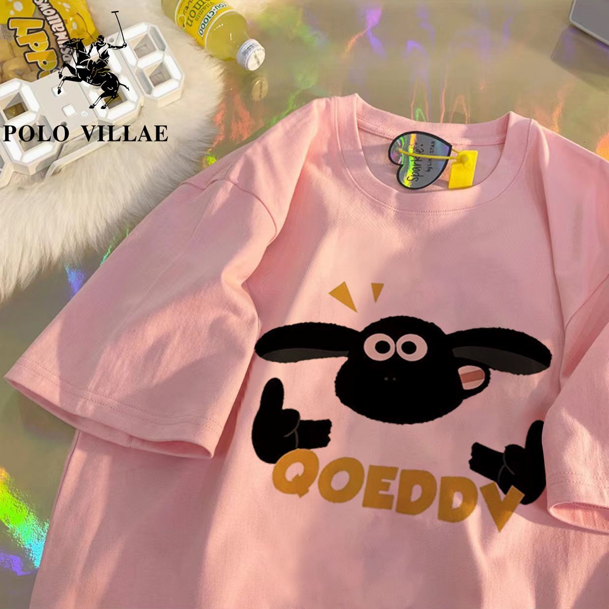 Korean Version Loose Women's Round Neck Short Sleeved T-shirt Casual Minimalist Printing BF Style Student Summer Top