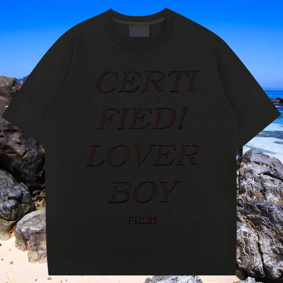 Classic Man T Shirts fashion 230g 100% Cotton Anime Printing Street Cotton Breathable Men Tshirts 2024 Designer Custom Print Oversized Tops Shirt