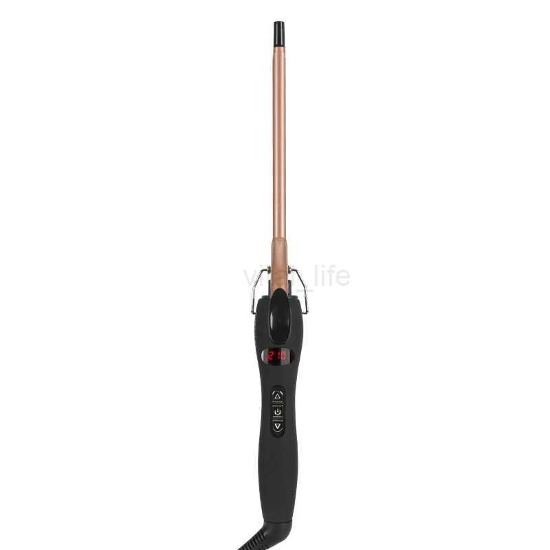 Aofeilei professional 9mm curling iron Hair waver Pear Flower Cone Ceramic curling wand roller beauty Salon Hair CurlersCL240716