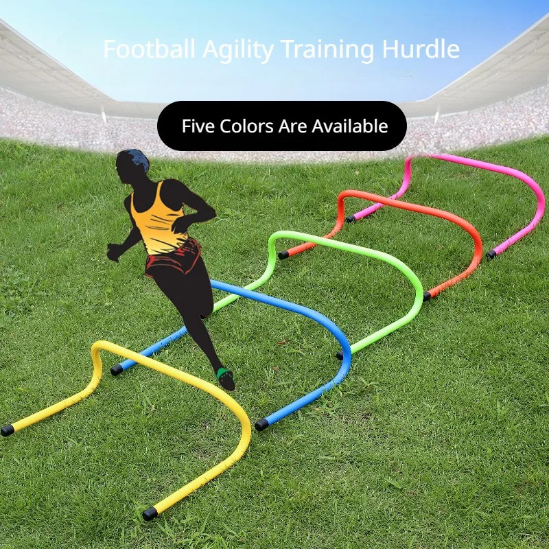 3Pcs 15cm Soccer Hurdles With Cloth Container Wrapper Football Agility Training Set Outdoor Speed Accessories 240712