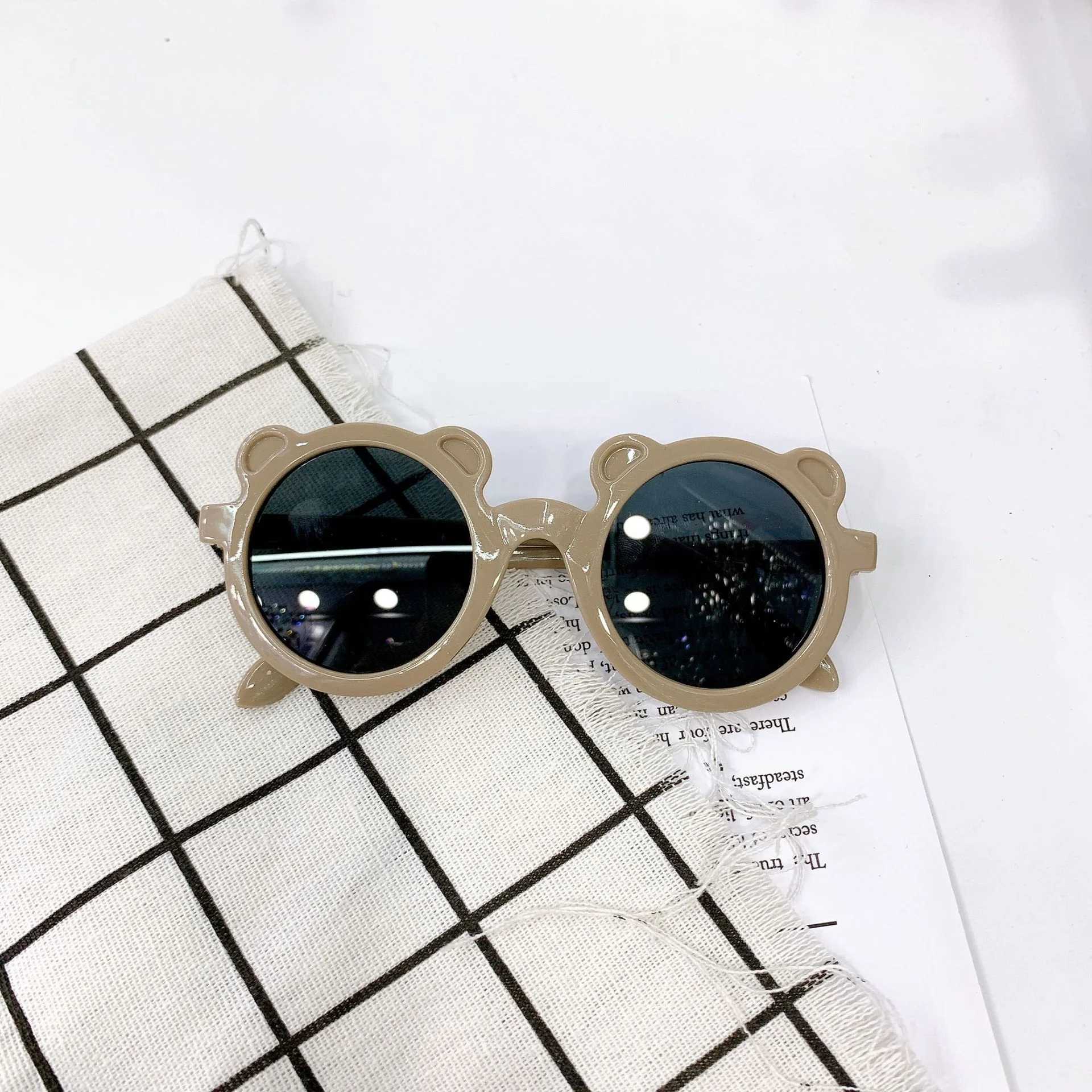 Sunglasses plastic teeth Matte childrens glasses sunglasses cute children Street Photo Sunglasses candy color baby photo glasses