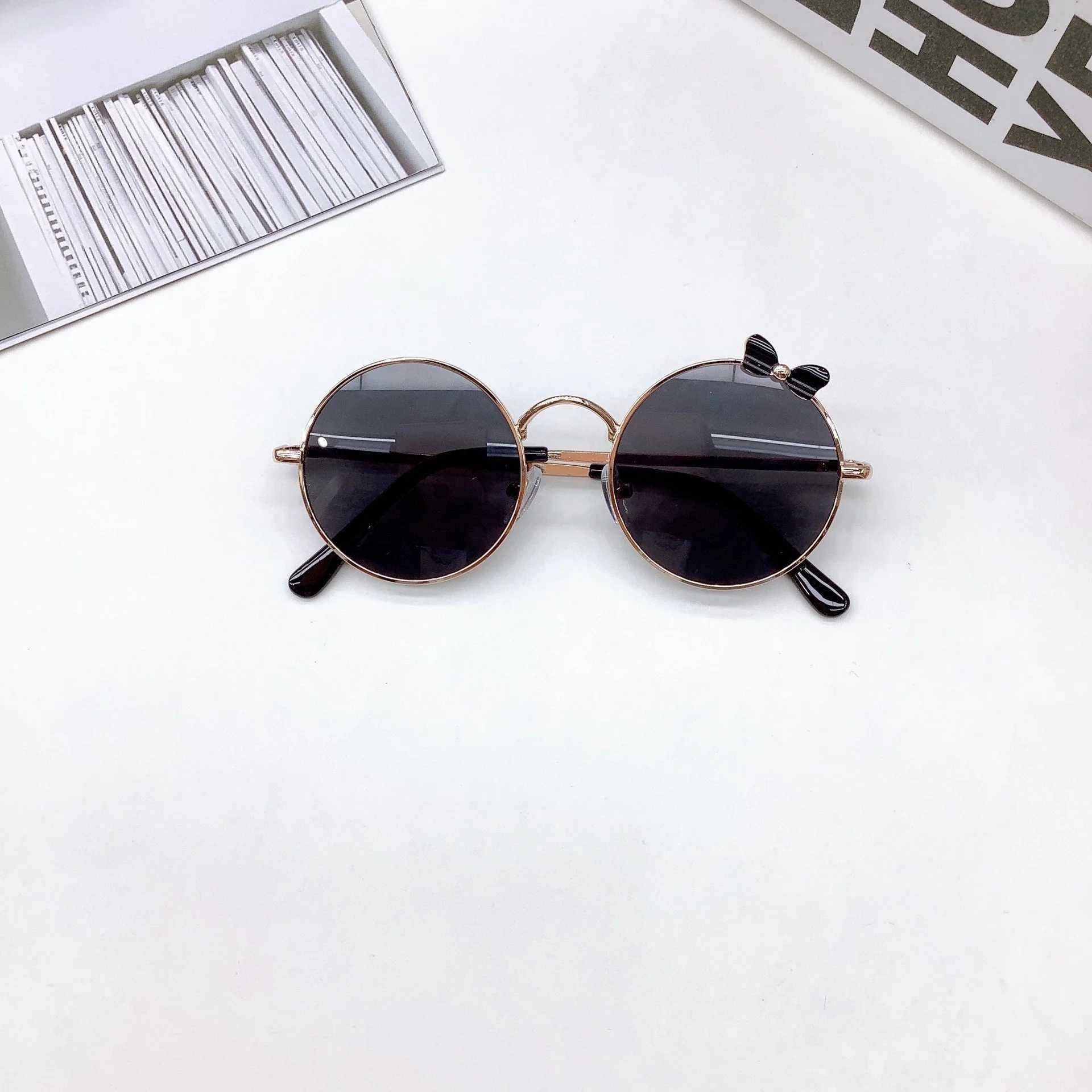 Sunglasses New Childrens Sunglasses Fashionable Sun Protection UV Protection Sunglasses Baby Glasses Tide