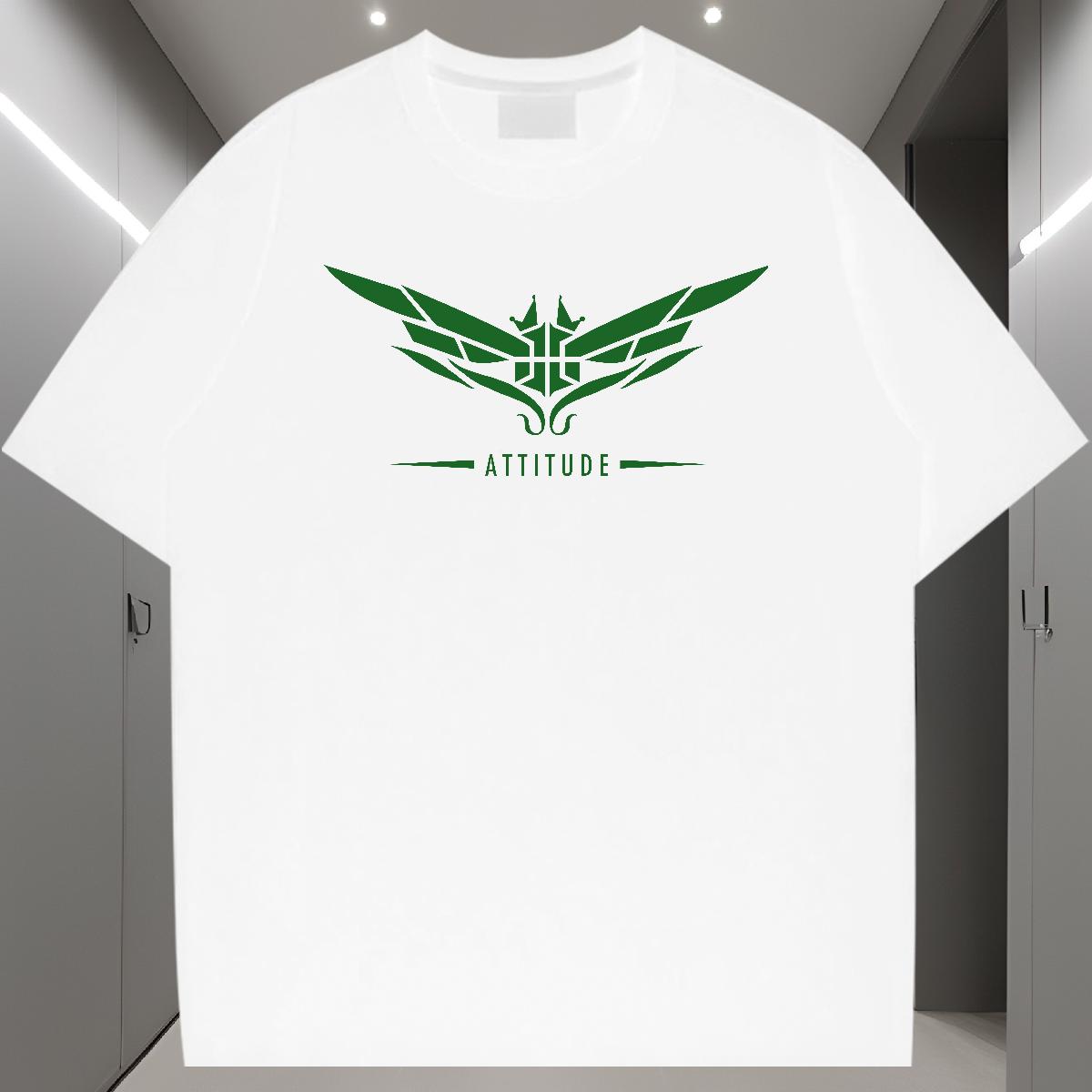 DIY T shirt Wing 100% Cotton 230g Custom Printing Mens Tshirts Hip Hop Street O-Neck Short Sleeve Cotton Designer Clothes