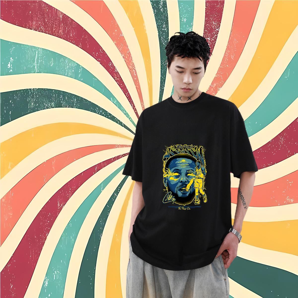 Casual New T shirt DIY Men Clothes T-Shirt Sports Casual Breathable Crew Neck Cotton Wholesale Tees Shirts