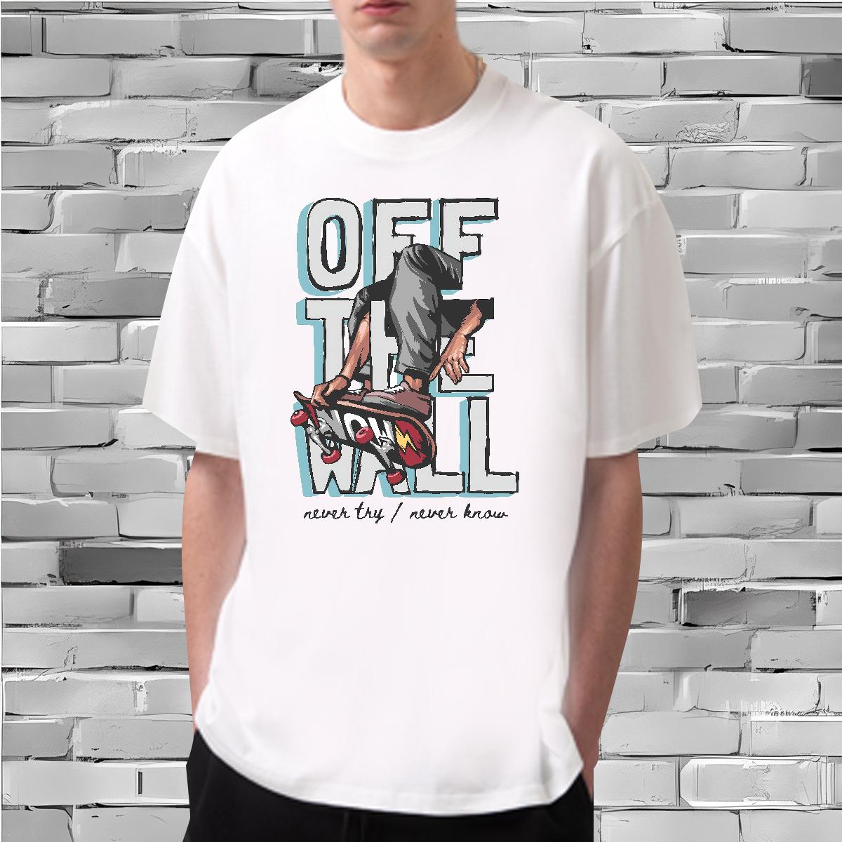 5A Tshirts Graffiti Art 230g 100% Cotton Round Neck Short Sleeve Outdoor T shirt Custom Printing 2024 Designer Clothings