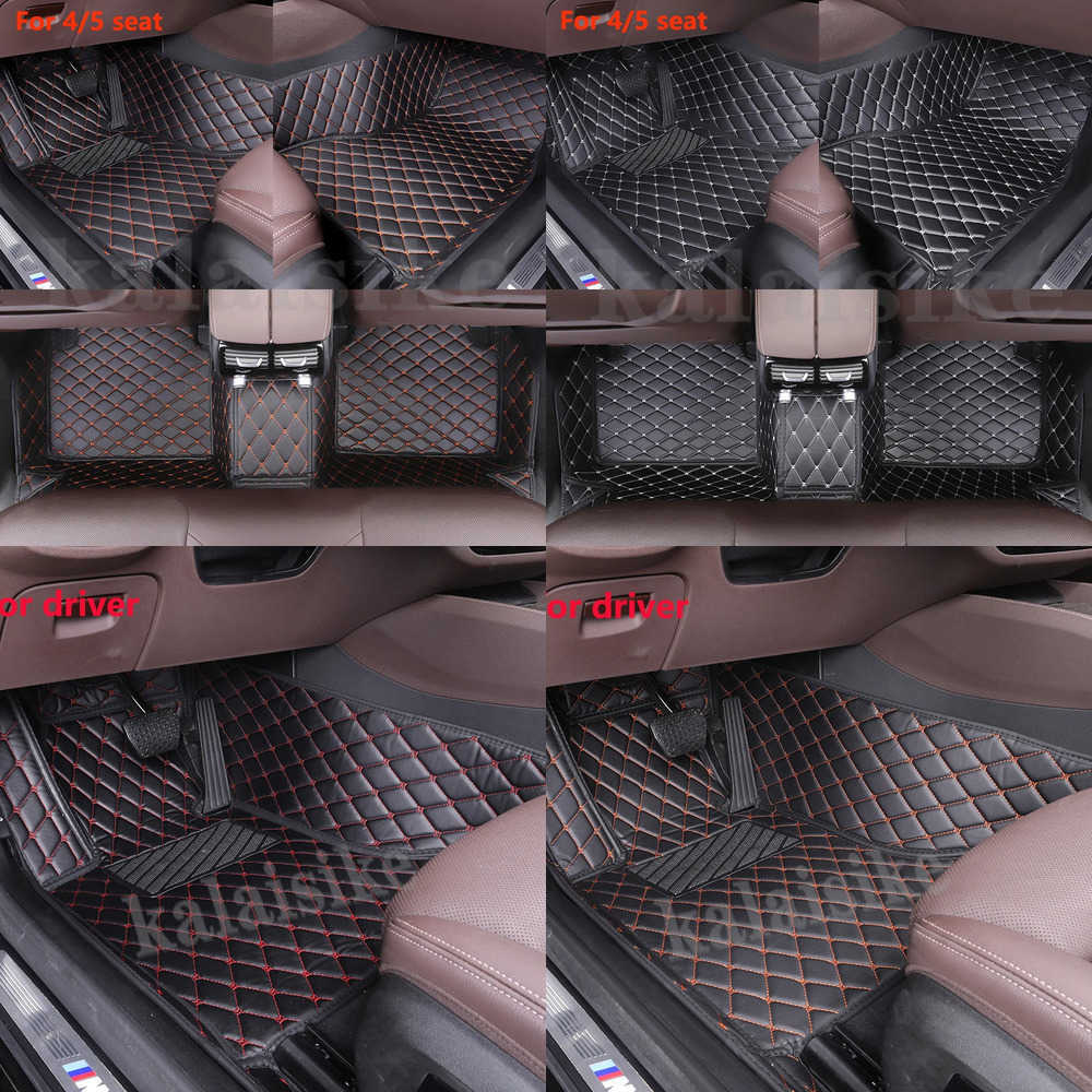 Floor Mats Carpets Custom Car Floor Mats for Honda Civic 4d 2012 2013 2014 2015 2016 All model auto Rug Carpet Footbridge accessories styling R240716 MVZ8
