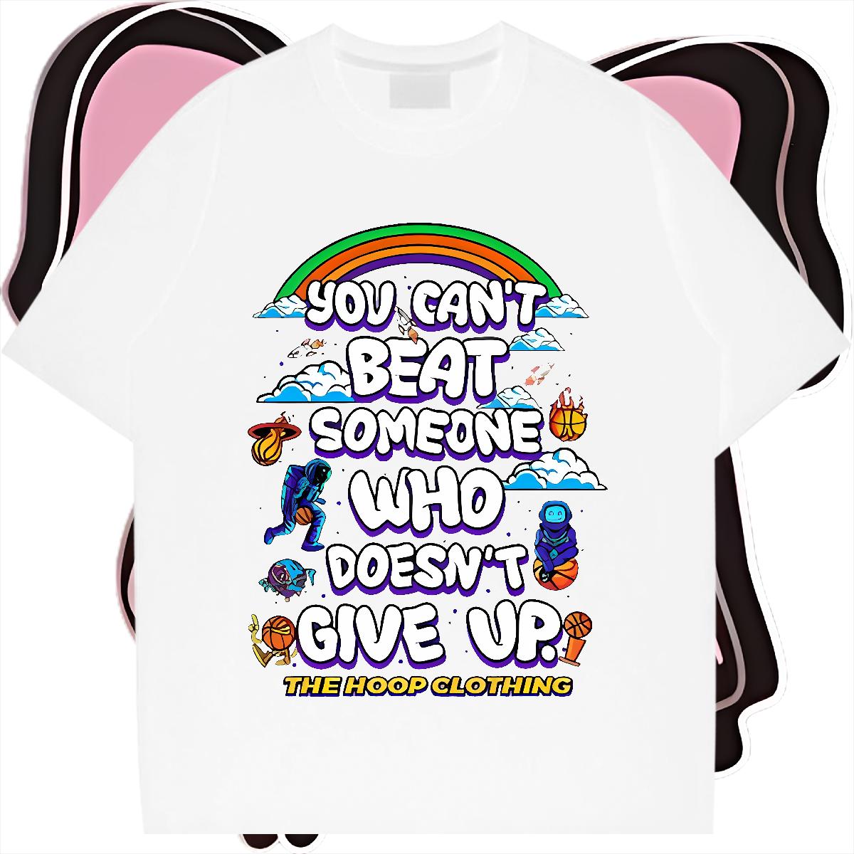 New Man T Shirts DIY Printed Street Casual Tshirt for Man Woman Crew Neck Cotton Breathable Unisex