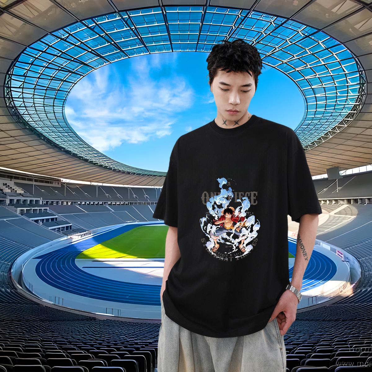 Comfortable T Shirts Men Casual Cotton Breathable Soft Couples T Shirts Fashion New Floral Print Clothings