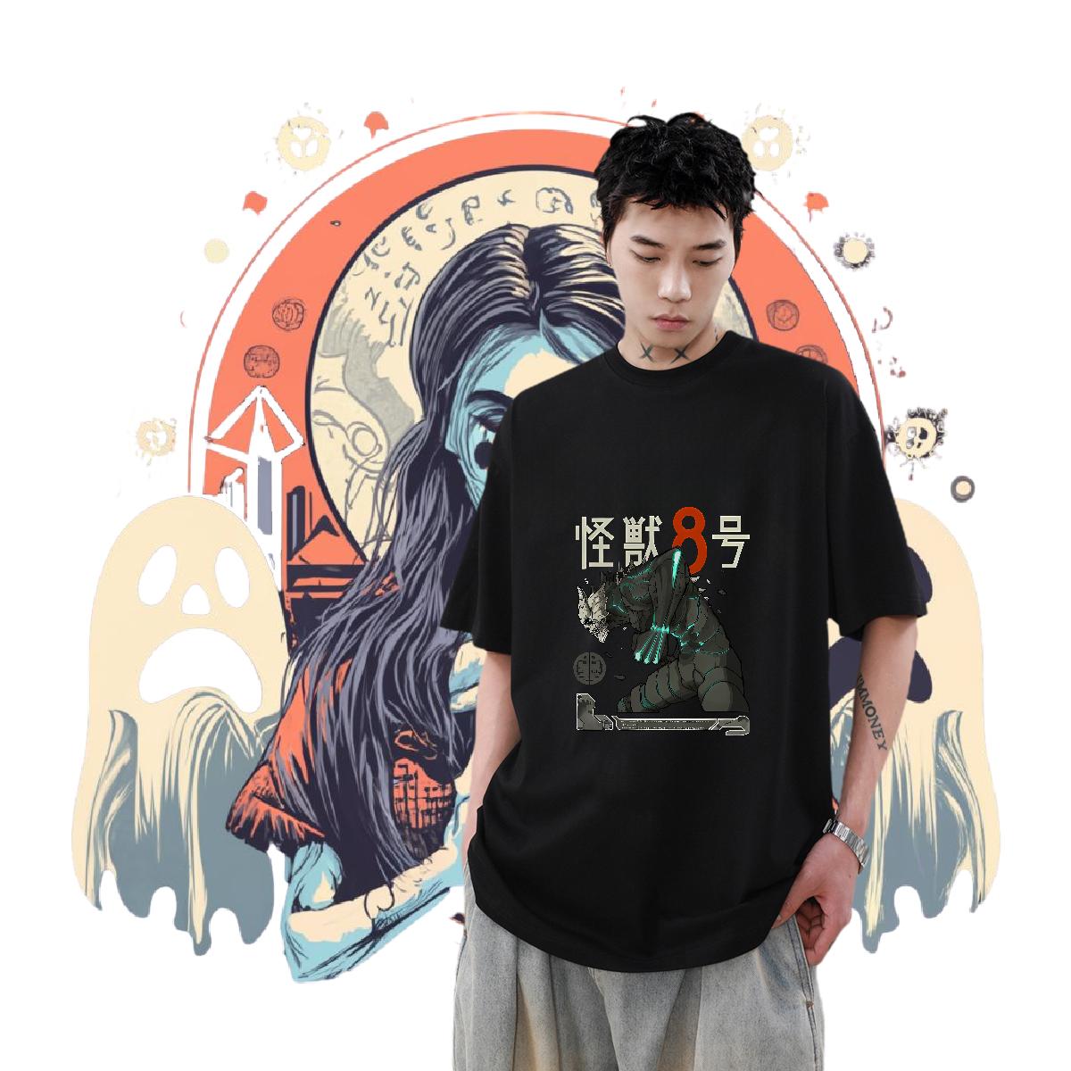 Comfortable Man T Shirts Street Cotton O Neck Short Sleeves Men Tees Factory Direct DIY Anime Clothes