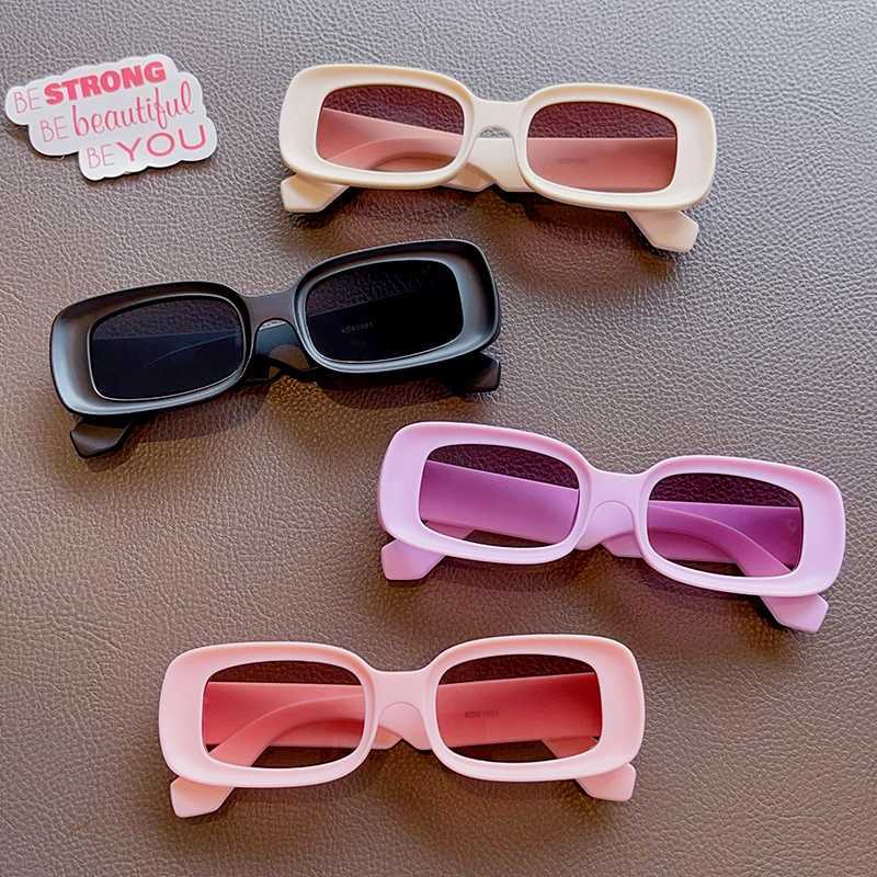Sunglasses 2024 New Children Fashion Sunken Oval Sunglasses Girls Boys Beautiful Colors Outdoor UV400 Protection Sunglasses Kids Sunglasses