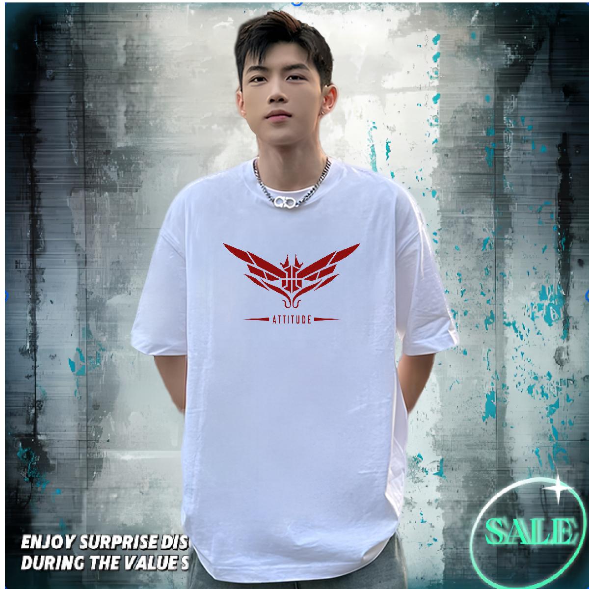Wholesale Mens T Shirts High Street Hip Hop Crew Neck Cotton Men Tops Tees Fashion DIY Printed Tees Shirts