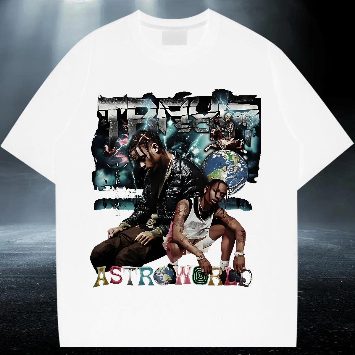 5A T-Shirts Hip Hop Street Crew Neck Cotton Breathable Couples T Shirts Fashion Design DIY Tshirts