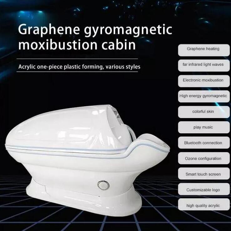 2024 new Graphene Terahertz Magnetic Full Spectrum Light Therapy InfraredInfrared steam slimming spa capsule magic phototherapy space LED sap beauty e