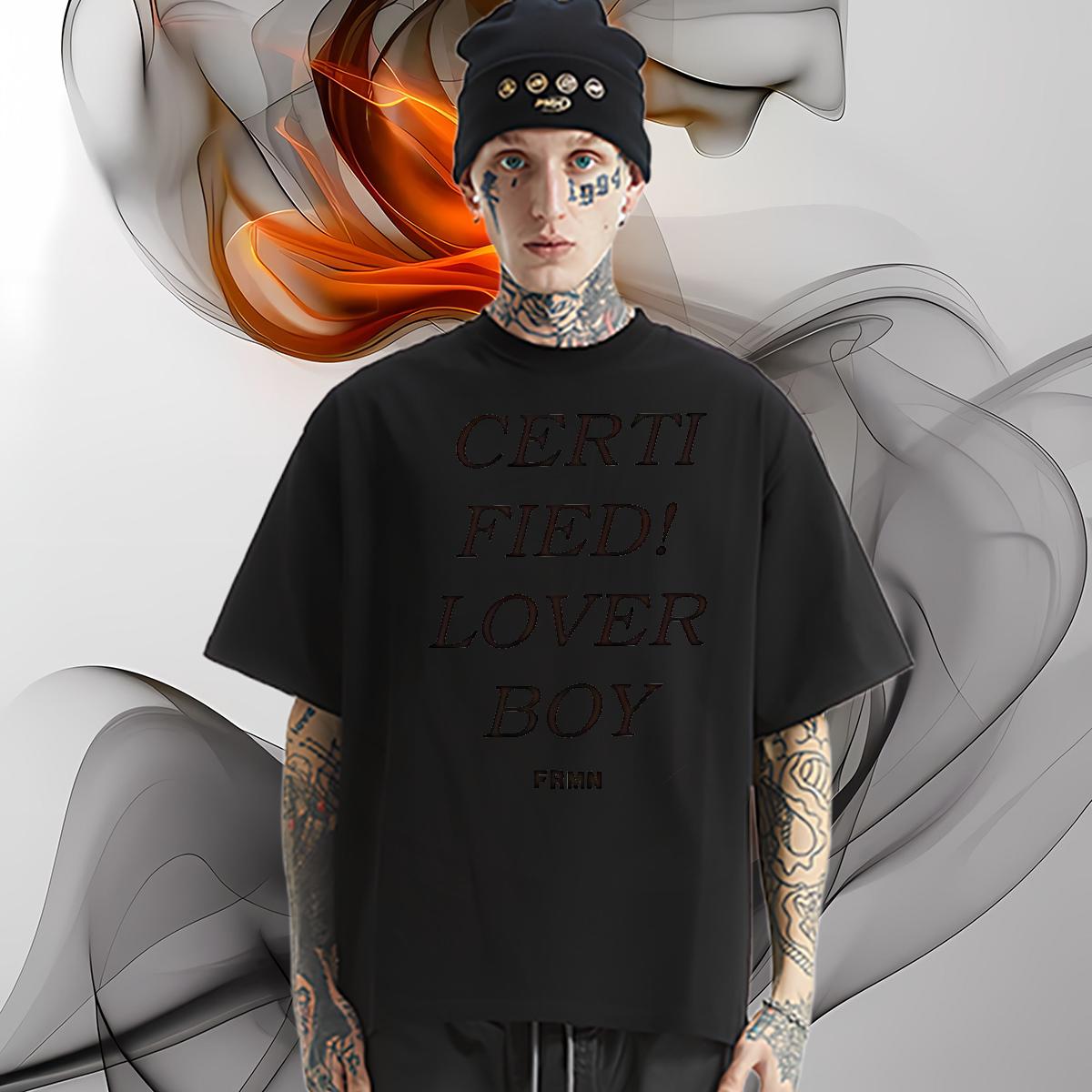 Brand Tshirt for Man Woman fashion 230g Cotton Short Sleeve Cotton O-Neck Home Outdoor Men T Shirts Anime Customized Tops Tees