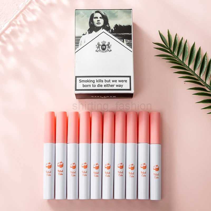 10 Colors Women Lana Del Rey Matte Lipstick Kits Lipstick 24 Hour Lasting Lip Tint Stain Set Waterproof Glossy Make Up LipsticksCL240716