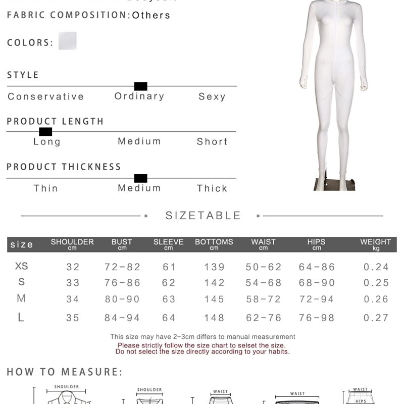 Kliou Solid Black/White Bodycon Jumpsuit Women Sporty Rompers Summer Fitness Long Sleeve Zipper Elastic One Piece 240703