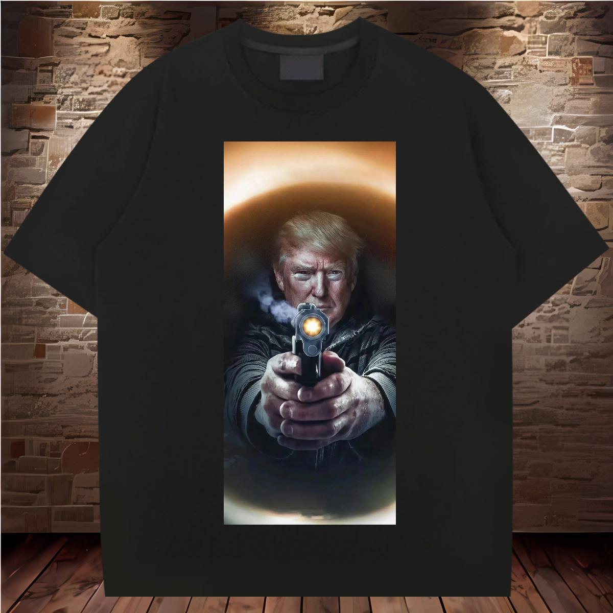 Unisex T-Shirts for Men Fight 100% Cotton 230g Summer Casual Round Neck Short Sleeve Men Clothes T-Shirt Fashion Design Custom Printing Tops