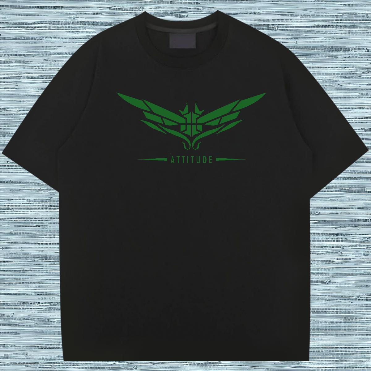 Loose Men Clothes T-Shirt Wing 100% Cotton 230g Breathable Crew Neck Street Men T Shirts Custom Printing Fashion Tees Shirts