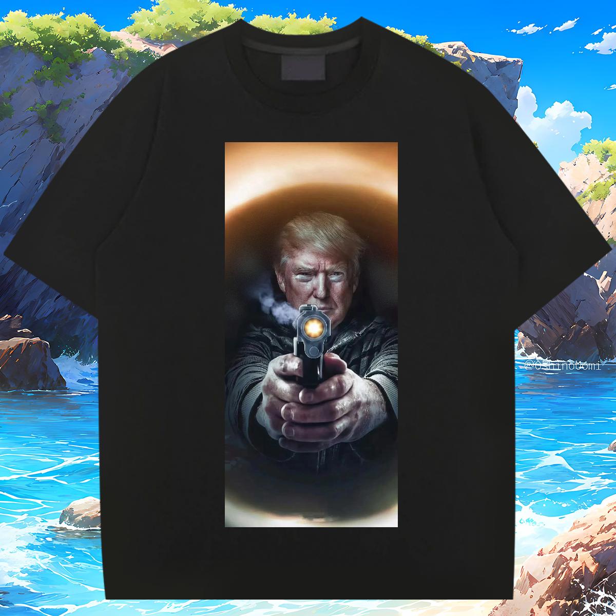 Soft Tshirts Fight 230g 100% Cotton Breathable Crew Neck High Street Hip Hop T-Shirts Anime Wholesale Tops