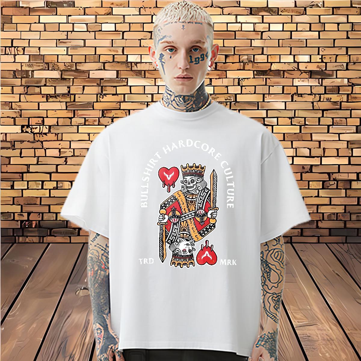 Unisex Men Tshirts fashion 230g Cotton Short Sleeve Cotton O-Neck Summer Casual T shirt Customized Print Fashion Designer Clothes