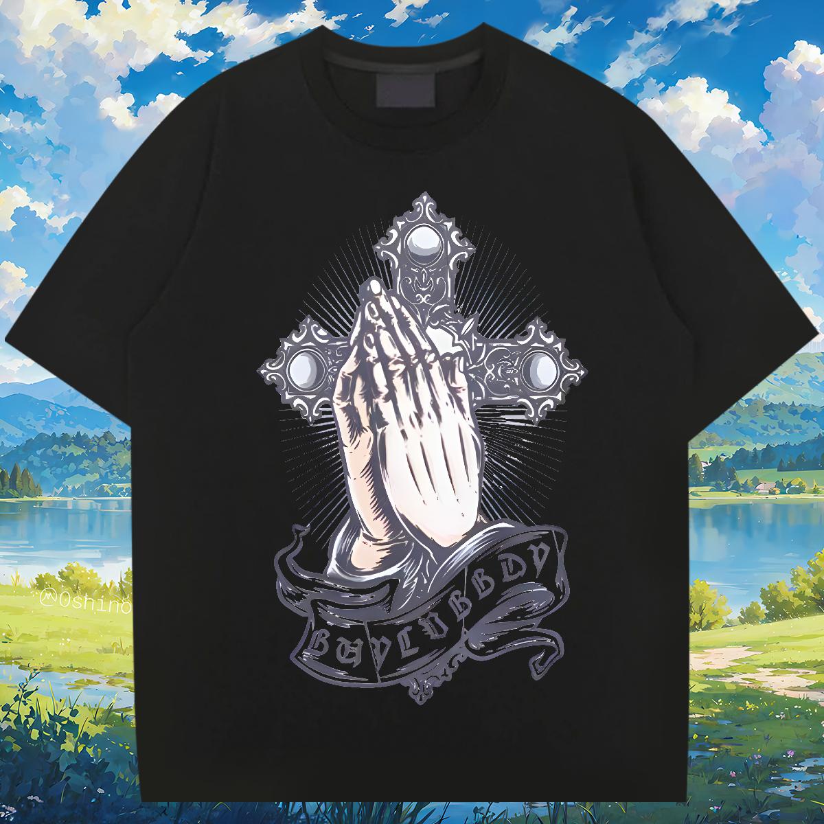 Unisex Men T Shirts CY240709131-PR 230g 100% Cotton Street wear Hip Hop Crew Neck Cotton Men Tops Tees Fashion Designer Customized Top Tees